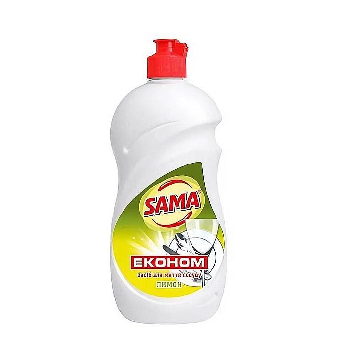 Засіб SAMA для миття посуду Лимон, 500 мл thumbnail popup