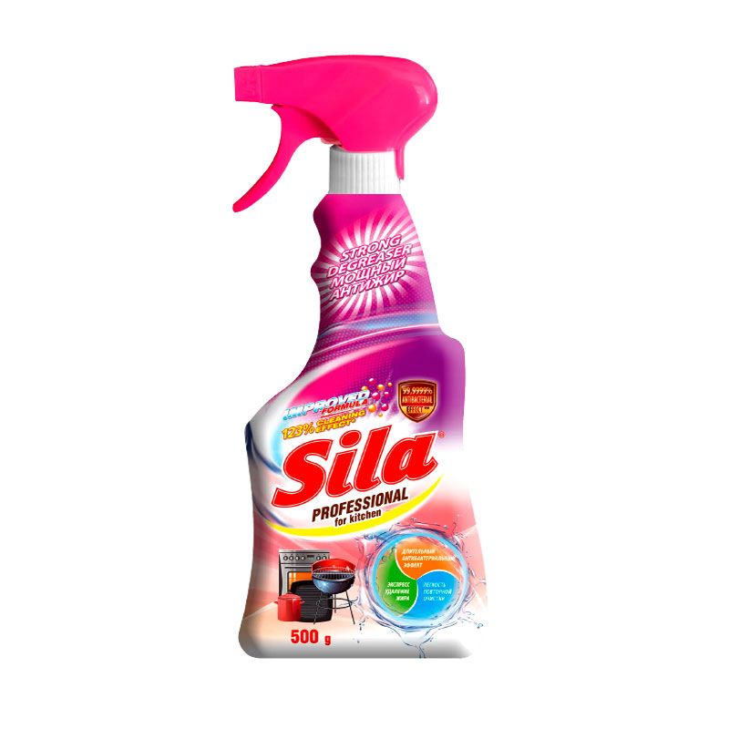 Засіб Sila Professional мультифункціональний для миття кухні, 500мл thumbnail popup