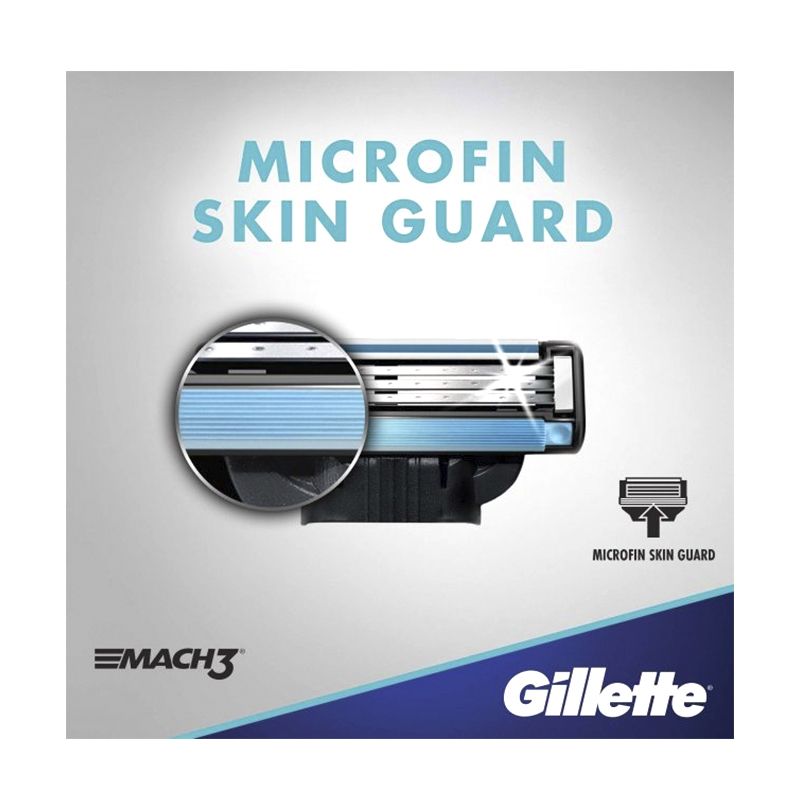 Змінні картриджі для гоління чоловічі Gillette Mach3, 1шт thumbnail popup