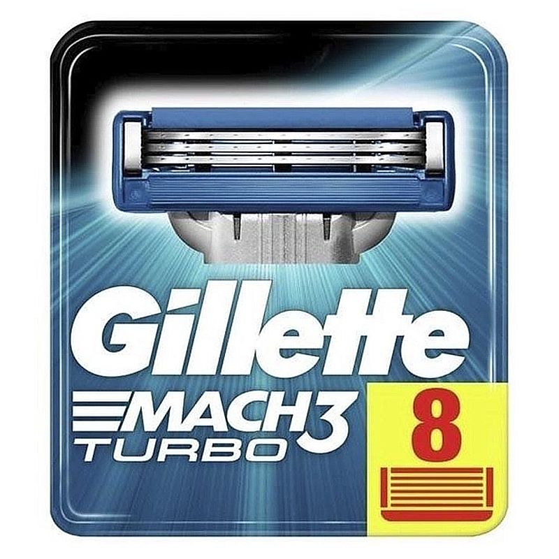 Змінні касети Gillette Mach3 Turbo 8шт thumbnail popup