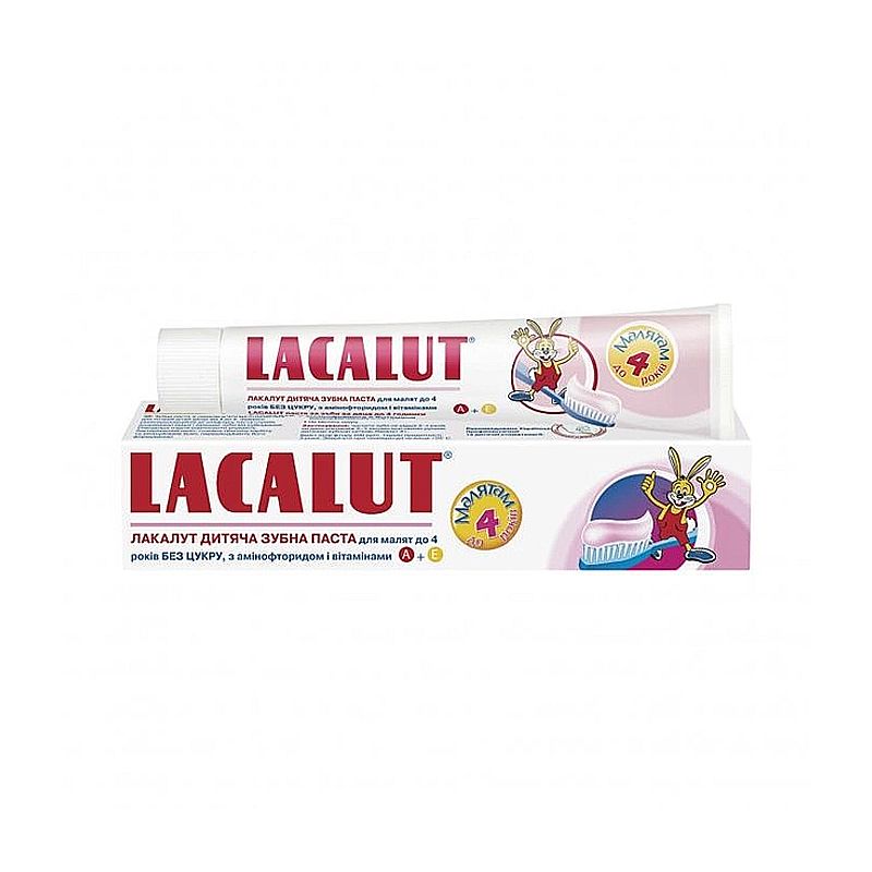Зубна паста Lacalut, до 4-ох років, 50мл (01598) thumbnail popup
