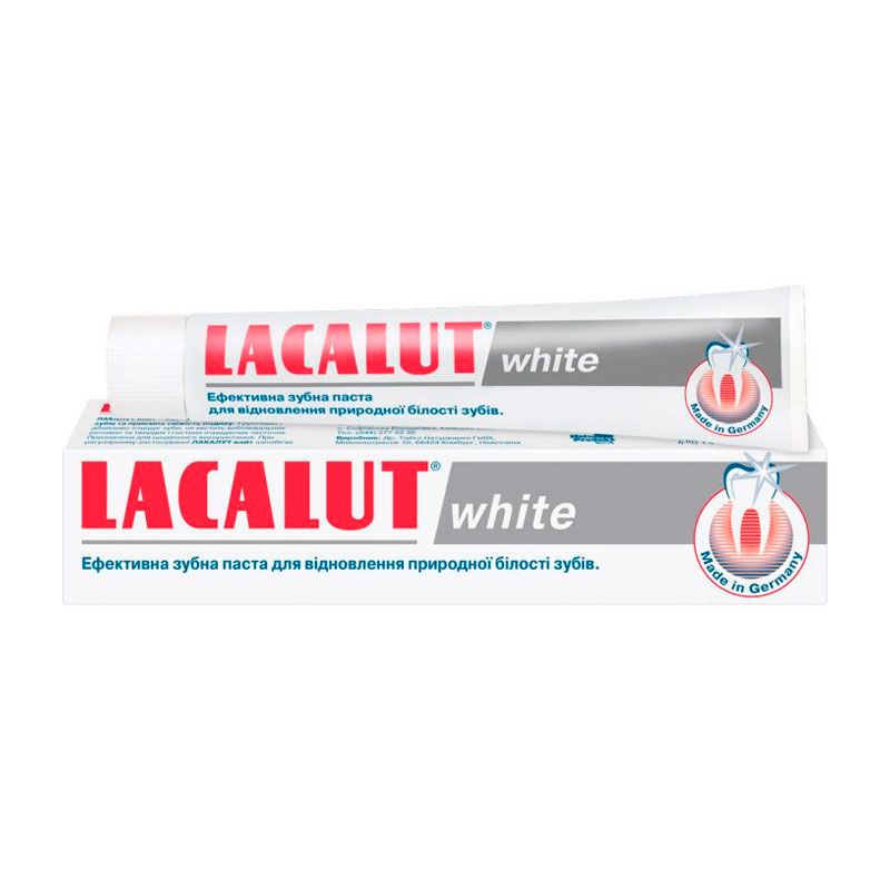 Зубна паста Lacalut White 75 мл. thumbnail popup