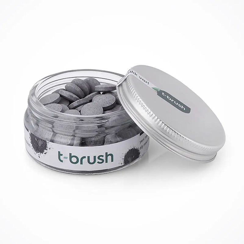 Зубна паста в таблетках з активованим вугіллям (з фтором) thumbnail popup