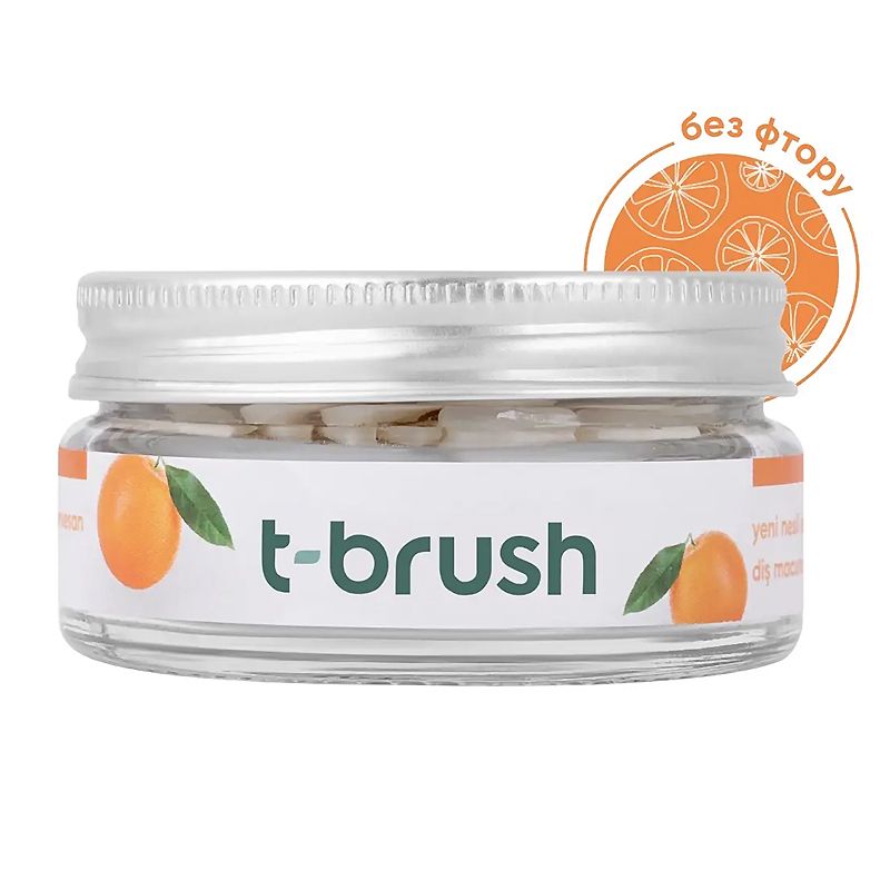 Зубна паста в таблетках зі смаком апельсину (без фтору) thumbnail popup