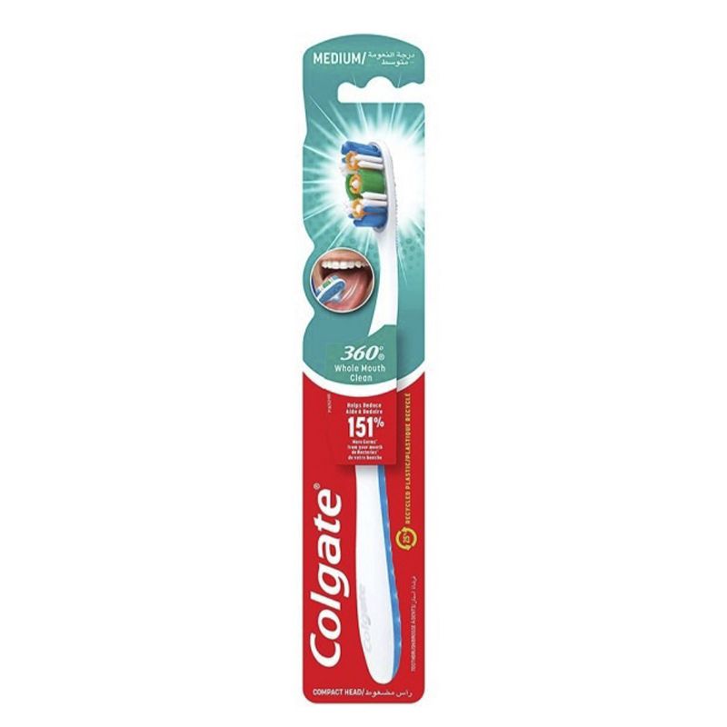 Зубна щітка Colgate 360° Medium, 1шт thumbnail popup