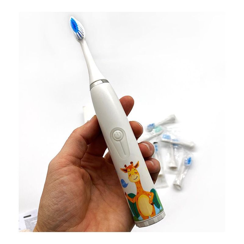 Зубна щітка електрична Wi XBH, звукова з 6 насадками, жираф
 thumbnail popup