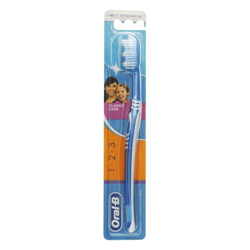 Зубна щітка Oral-B 1-2-3 Medium, 1шт thumbnail popup