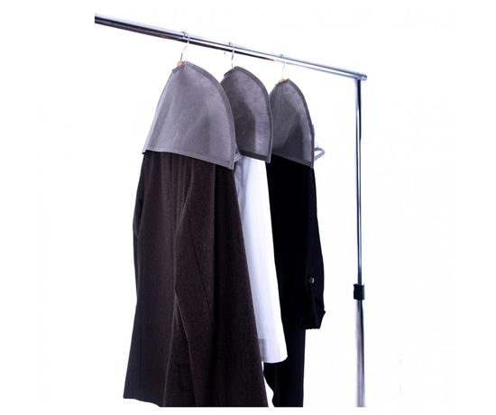 Чохол-накидка Organize для одягу 60*21 см 3 шт (сірий)(HN-3) - 5298