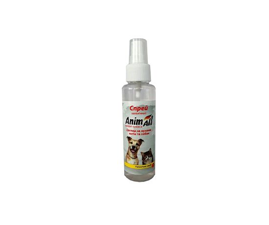 Гігієнічний спрей для вух AnimAll для собак і котів 100мл (114129)