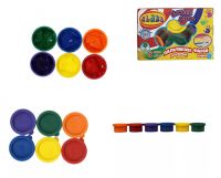 Фарби Class дитячі для пальчиків, 6 кольорів (7637) thumbnail popup
