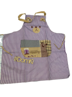 Фартух кухонний дитячій в полосочку, фіолетовий (АР652) - 1180 thumbnail popup