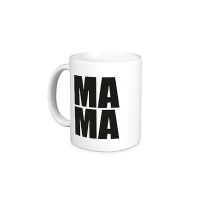 Чашка з надписом Мама, біла, 330мл thumbnail popup