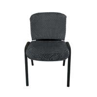 Чохол на офісний стілець, MinkyHome, плюшевий, натяжний, графіт (MH-208) - 45041 thumbnail popup