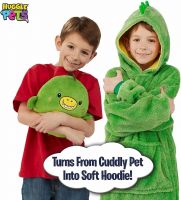 Дитяча толстовка трансформер подушка халат з капюшоном Huggle Pets Hoodie NJ-324 G (N3004) - 9795 thumbnail popup