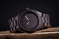 Годинник Uwood наручний дерев'яний (гіркий шоколад) - 13742 thumbnail popup
