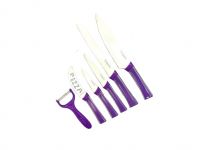 Набір ножів KITCHEN KING 6 предметів фіолетовий (KK-25-6W) - 2377 thumbnail popup