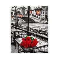 Картина за номерами 'Троянди під дощем' 40*50 см (PN6305) thumbnail popup