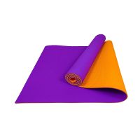 Килимок для йоги та фітнесу EasyFit TPE TC двошар.183х61х0,6 см, фіолетово-помаранч.(EF-1924-V/O) thumbnail popup