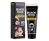 Маска-плівка для обличчя REVUELE Peel Off PRO-Collagen, з про-колагеном, чорна, 80 мл (903851) thumbnail popup