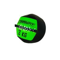 Медичний м'яч EasyFit Wall Ball 3 кг 33 см зелений (EF-WB-03)  thumbnail popup