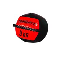 Медичний м'яч EasyFit Wall Ball 9 кг 35 см червоний (EF-WB-09)  thumbnail popup