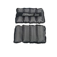 Обважнювачі EasyFit Metal, для ніг і рук з металом 2х2кг, чорний, сталева гранула (EF-AWTS-200)  - 29509 thumbnail popup
