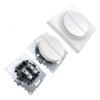 Перемикач OneKeyElectro подвійний, колір білий (ОКЕ200302Б) thumbnail popup