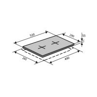 Поверхня варильна VENTOLUX HI 32 TC FBS FZ SL, індукційна (2059765962267) МП - 30040 thumbnail popup