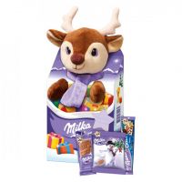 Набір новорічний Milka, м'яка іграшка і солодощі в асортименті (7247) thumbnail popup