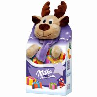 Набір новорічний Milka, м'яка іграшка і солодощі (7247) - 12562 thumbnail popup