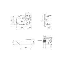 Раковина Qtap, Scorpio, накладна, кераміка, 205х595х380 (QT14111037W) - 28577 thumbnail popup