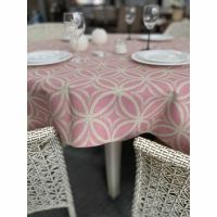 Скатертина Casanel з тефлоновим покриттям, 120*160, рожевий принт (56)
 thumbnail popup