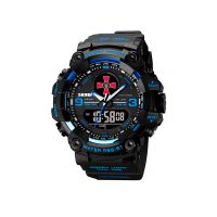 Тактичний багатофункц. годинник Patriot001 Black-Blue ЗСУ Tactic UA Коробка Camo(1080-1689) thumbnail popup