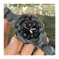 Тактичний багатофункц. водонепроникний цифровий годинник Skmei Camo Grey Tactic UA(1080-1500) thumbnail popup