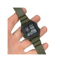 Тактичний електронний водонепроний годинник (50 м) Skmei Army Green (1080-1507)МП
 thumbnail popup