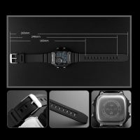 Тактичний електрон. водонепроний годинник (50 м) Skmei All Black Ukraine + Box(1080-1694)МП - 36584 thumbnail popup