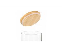 Емкость стеклянная Vittora с деревянной крышкой, 700 мл (VT-7107) thumbnail popup