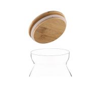 Ємність скляна Ardesto Fresh Hourglass з бамбуковою кришкою, 1100мл (AR1311BH) - 17374 thumbnail popup