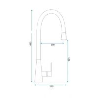 Змішувач REA для кухні, Mild Золото Мат REA-B4803(REA-B4803)МП  - 35947 thumbnail popup