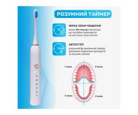 Зубна щітка Shine SC410 електрична   5 насадок, біла (578749) - 23006 thumbnail popup