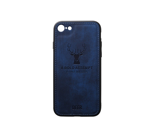 Чохол TOTO Deer Shell With Leather Effect Case Apple iPhone 7/8/SE 2020 Dark Blue (93393) - 2563 large popup