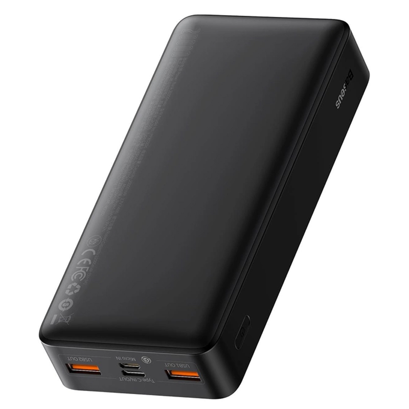 Зовнішній акумулятор Baseus Bipow Digital Display 20W 20000mAh Black (PPBD050501) large popup