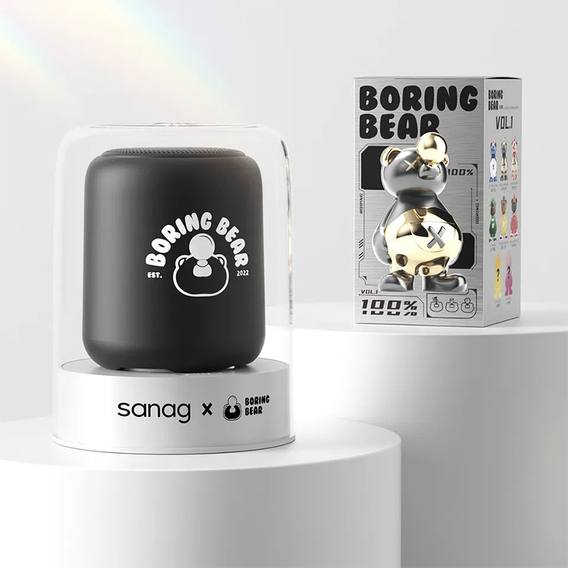 Дитяча музична Bluetooth колонка Sanag X6S з мікрофоном та іграшкою в комлекті Чорний (sanag-black)
 large popup