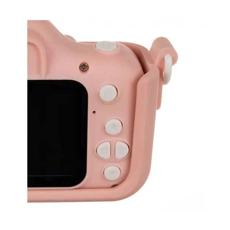 Дитячий рожевий цифровий фотоапарат для дітей Kruzzel із записом відеоігри картка пам'яті miniSD 32  large popup