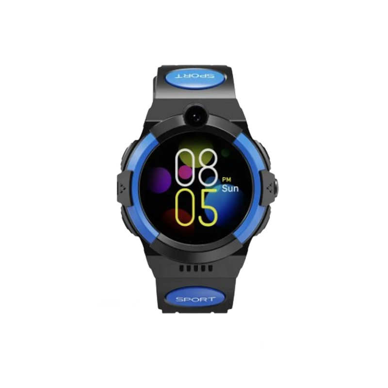 Дитячий смарт годинник-телефон Lemfo LT32 з GPS і підтримкою 4G Чорний із синім large popup
