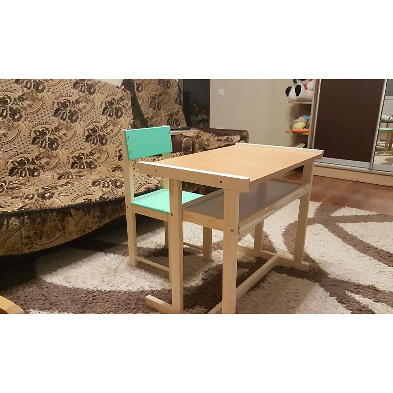 Дитячий стіл парта і стілець large popup