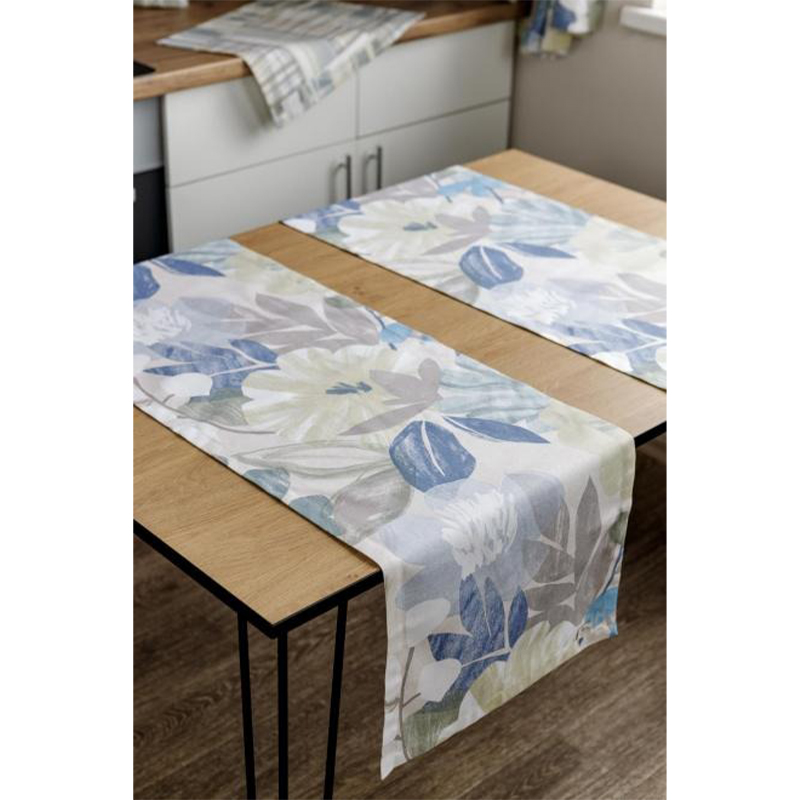 Доріжка на стіл, Блакитні Квіти, ТМ Прованс, 40х140 см (30888)
 large popup