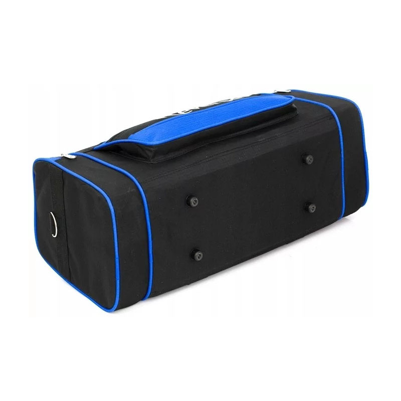 Дорожня сумка середній розмір із кордури 58L Reverse чорна із синім (A01-70 black blue) large popup