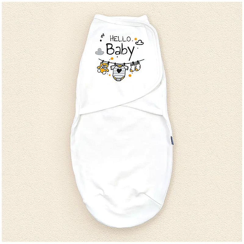 Європелюшка кокон Dexter's на липучці "Hello Baby", молочна, 0-3 місяці (d946х-мл-2) large popup