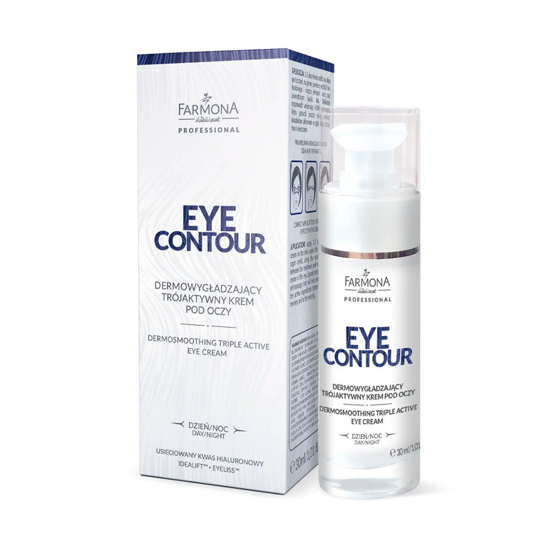 Eye Contour Дермо-розгладжувальний потрійний активний крем навколо очей 30 мл large popup